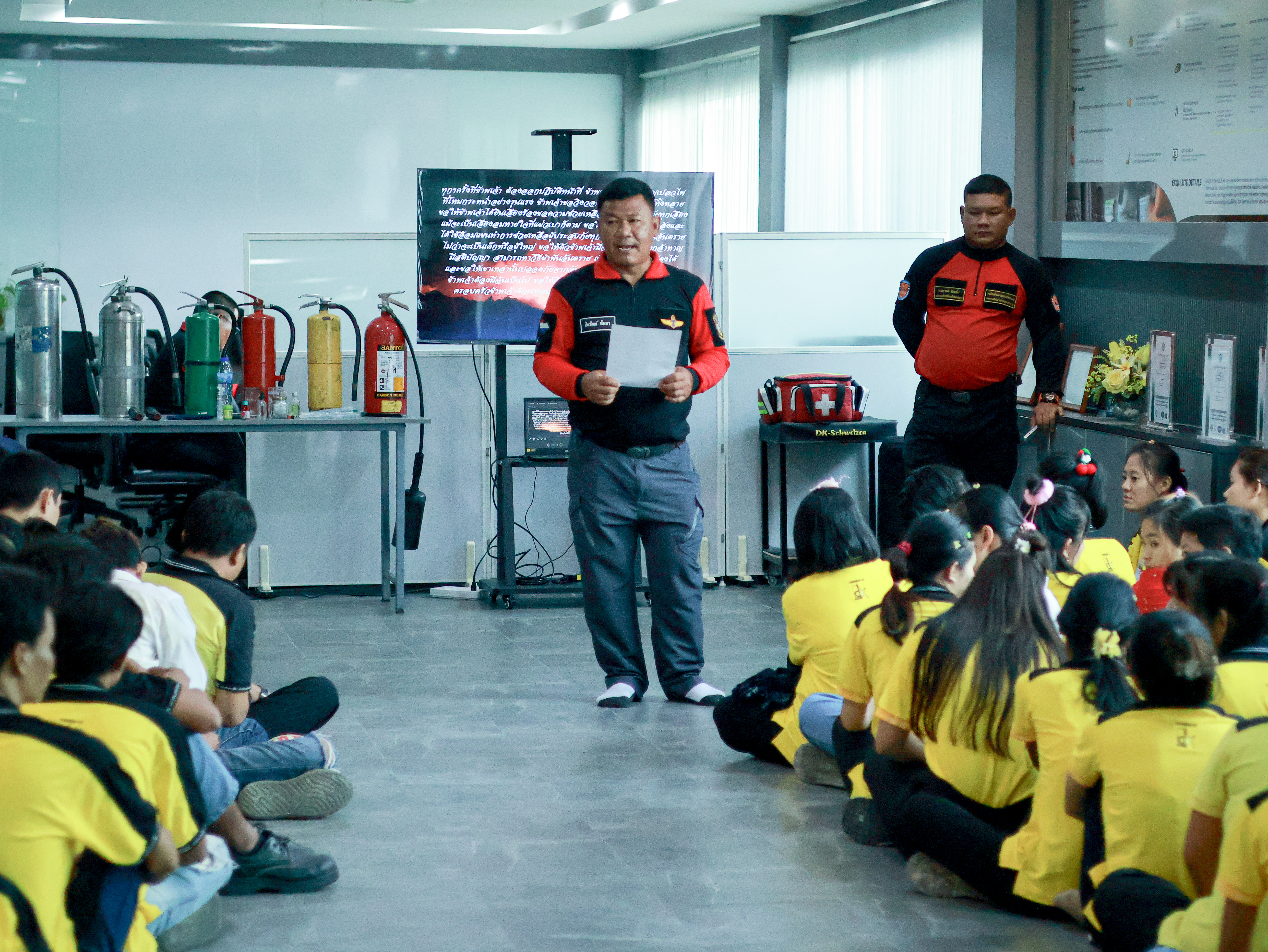 Fire Safety Drill 2025 – DK Schweizer Thailand